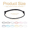 120Pcs 12 Colors Korean Waxed Polyester Cord Bracelet Making AJEW-TA0001-23-13