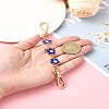 Alloy Enamel Evil Eye Flower Link Bag Strap FIND-YW00004-5