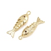 Brass Micro Pave Cubic Zirconia Pendants X-KK-A269-01B-G-2