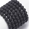 7Pcs 7 Style Natural Lava Rock & Wood  & Mixed Stone Round Beaded Stretch Bracelets Set BJEW-JB08837-6