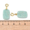 Natural Amazonite Pendant Decorations G-G461-01G-08-3