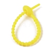 Oval Shape Silicone Cable Zip Ties AJEW-C034-03E-3