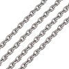 Tarnish Resistant 304 Stainless Steel Cable Chains CHS-R009-11-1