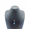 Gemstone Gourd Pendant Necklaces WJ9079-8-1