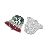 Christmas Themes Opaque Printed Acrylic Pendants OACR-B037-05-2