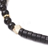 Natural Obsidian Braided Bead Bracelets BJEW-JB11241-05-3