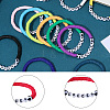 12Pcs 12 Colors Polymer Clay & Acrylic Beads Stretch Bracelet Sets BJEW-GF0001-34-6