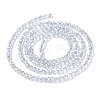 Transparent Electroplate Glass Beads Strands LS-GLAA-H021-01A-PL03-5