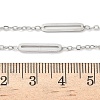 304 Stainless Steel Link Chain Necklaces for Women Men NJEW-K292-01P-3