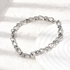 201 Stainless Steel Figaro Chain Bracelets STAS-T077-04P-1