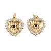 Brass Micro Pave Cubic Zirconia Pendants ZIRC-I367-11G-09-1