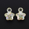 Transparent Crackle Acrylic Pendants LS-MACR-S373-63-L06-2