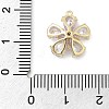 Brass Micro Pave Cubic Zirconia Pendants KK-S514-02D-G-3