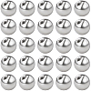 60Pcs Stainless Steel Ear Nuts STAS-BBC0005-14P-1