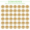 GOMAKERER 200Pcs Flat Round Brass Spacer Beads KK-GO0001-74-5