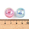 Transparent UV Plating Acrylic Beads OACR-I015-36-3