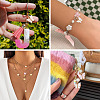 20Pcs 4 Colors Acrylic Charms MACR-TA0002-55B-6