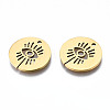 201 Stainless Steel Pendants STAS-Q240-044G-2