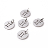 304 Stainless Steel Charms STAS-Q201-T445-3S-3