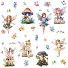 8 Sheets 8 Styles PVC Waterproof Wall Stickers DIY-WH0345-174-1