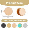 10Pcs 5 Colors 304 Stainless Steel Cuff Earrings EJEW-HS0001-09-2