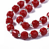 Natural White Jade Beads Strands G-T132-051A-01-3