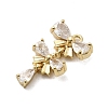 Brass Micro Pave Cubic Zirconia Pendants KK-A275-18D-G-2