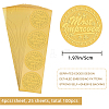 Self Adhesive Gold Foil Embossed Stickers DIY-WH0211-272-2