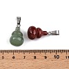 Natural & Synthetic Mixed Stone Gourd Pendants G-N344-08P-3