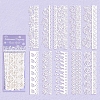 10pcs Retro Scrapbook Lace Paper PW-WGD198C-03-1