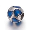 304 Stainless Steel European Beads OPDL-L013-01E-2