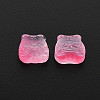 Two Tone Transparent Spray Painted Glass Beads GLAA-T022-22-C05-3