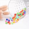 Mixed Color Transparent Acrylic Faceted Heart Beads X-TACR-S114-8mm-M-3