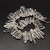 Natural Quartz Crystal Nuggets Bead Strands G-M239-06-2