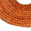 Natural Red Aventurine Beads Strands G-Z116-A24-2mm-4