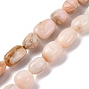 Natural Pink Opal Beads Strands G-C171-F01-02-1