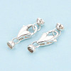 925 Sterling Silver Lobster Claw Clasps STER-T008-75S-2
