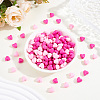 240Pcs 2 Colors Opaque Acrylic Beads MACR-PA0001-52-4