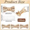 10 Bags Zinc Alloy Buckles FIND-CP0003-77-2