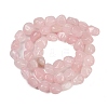 Natural Madagascar Rose Quartz Beads Strands X-G-Q060-E21-02-3