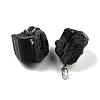 Natural Black Tourmaline Pendants G-F739-01AP-2