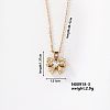 Fashionable and Elegant Butterfly Brass Rhinestone Pendant Necklaces QH8732-2-1