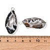Natural Geode Agate Pendants G-G950-02P-5
