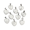 Natural Howlite Pendants G-I311-A31-1
