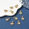 SHEGRACE Brass Micro Pave Cubic Zirconia Pendants XGR-Q3D455-504G-4