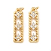 Brass Micro Pave Cubic Zirconia Pendants KK-Z146-30G-1