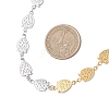 304 Stainless Steel Strawberry Link Chain Necklaces for Women NJEW-JN05804-03-3