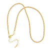Braided Polycotton Cord Necklaces Making MAK-F038-B14-G-1