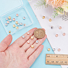 30Pcs 3 Colors Brass Ear Nuts KK-ME0003-62-4