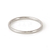 Tarnish Resistant 201 Stainless Steel Plain Band Rings RJEW-G107-1.5mm-6-P-2